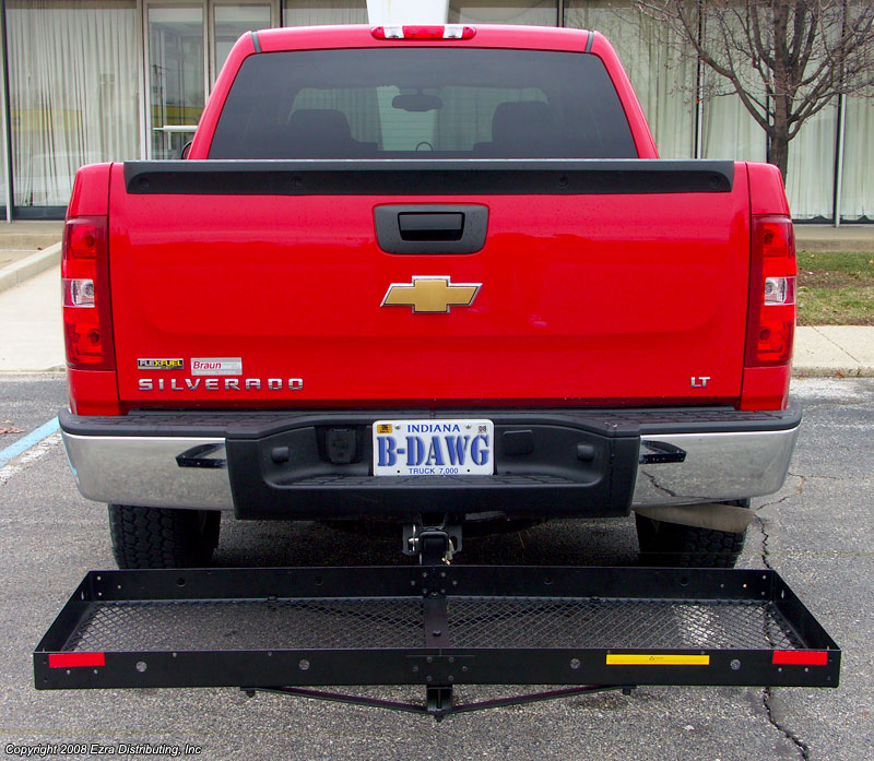 EXTRA LARGE FOLD UP HITCH MOUNTED CARGO CARRIER eBay